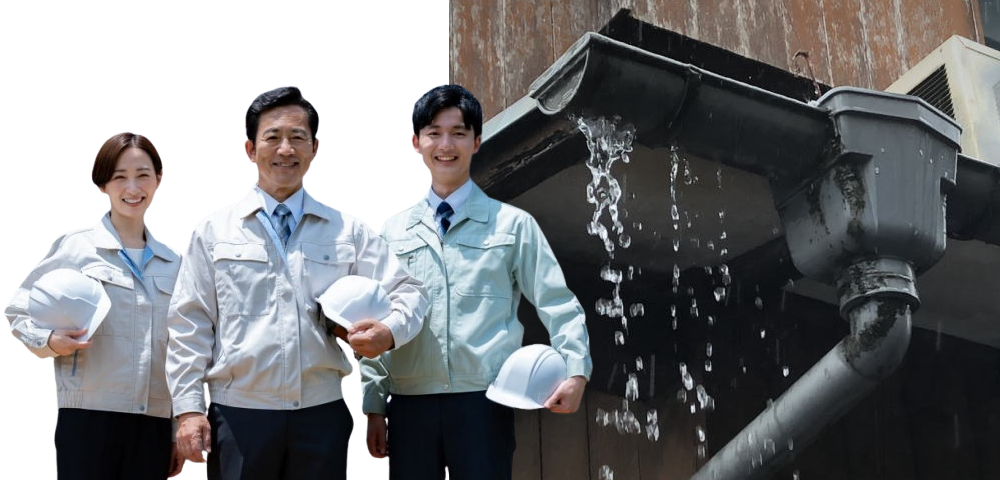 雨樋修理交換＆掃除 一括見積サイト｜雨とい.com（雨といドットコム） 業界最大級の雨とい専門サイト 優良な雨樋の専門業者を3社紹介します！
